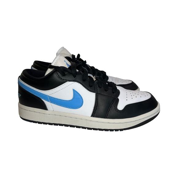 Nike Air Jordan 1 Low Women’s 8.5 Black White University Blue DC0774-041 - Picture 1 of 11